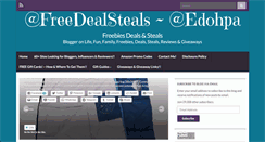 Desktop Screenshot of freebiesdealsandsteals.com